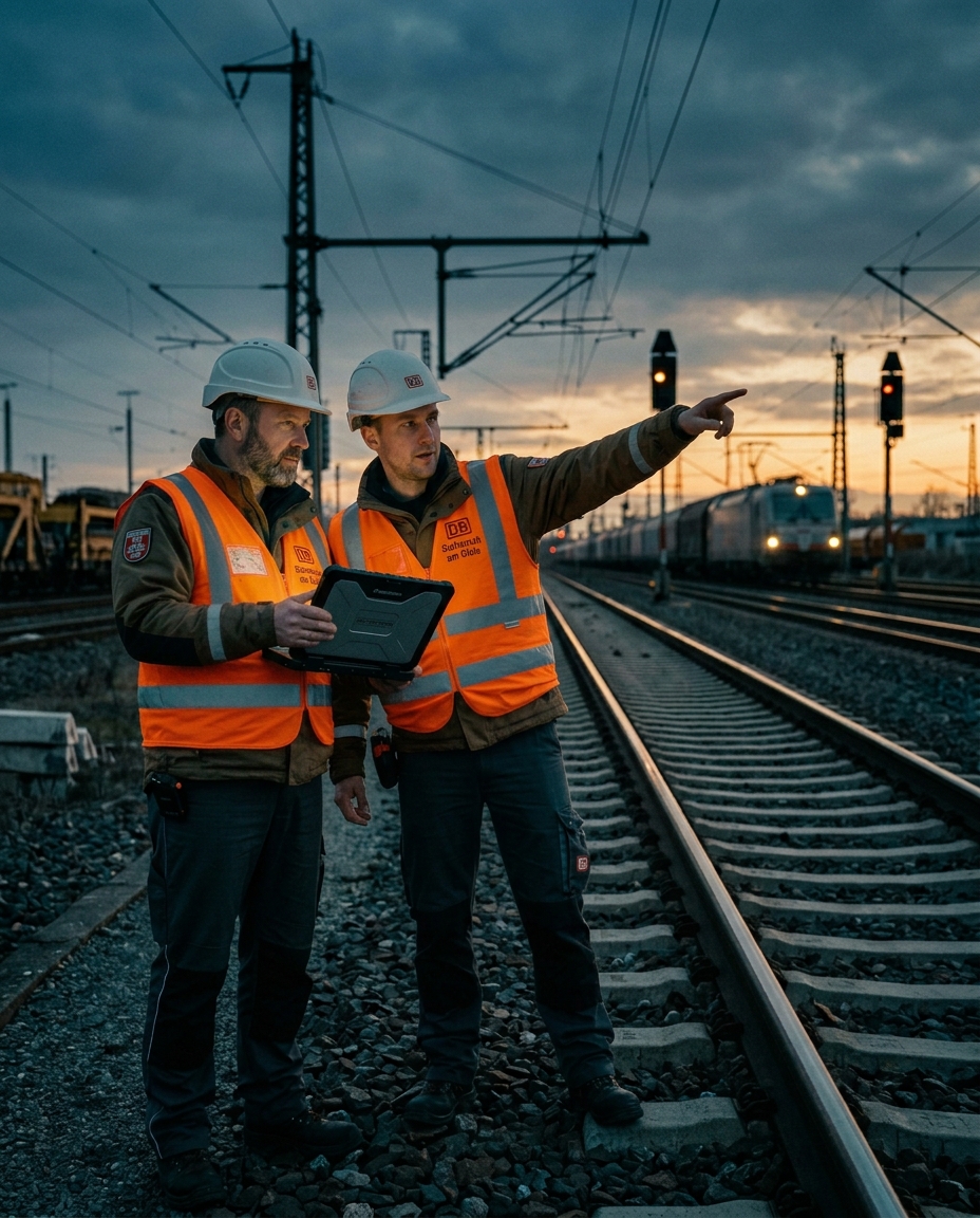 GG Bahndienste — Sicherungspersonal mit digitaler Einsatzplanung